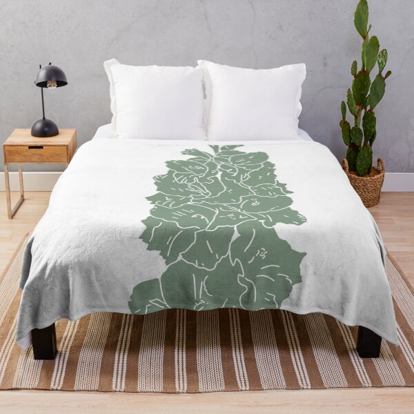 Item preview, Spanish Green Gladiolus Minimalist Botanical Illustration designed and sold by CharlottePorterArt.