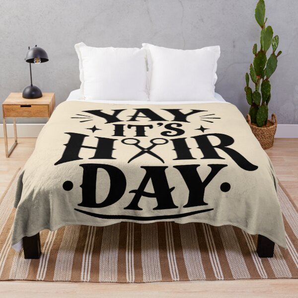 Item preview, Hairdresser Scissors Retro Typography Yay It's Hair Day Salon Humor designed and sold by AmiGraph.