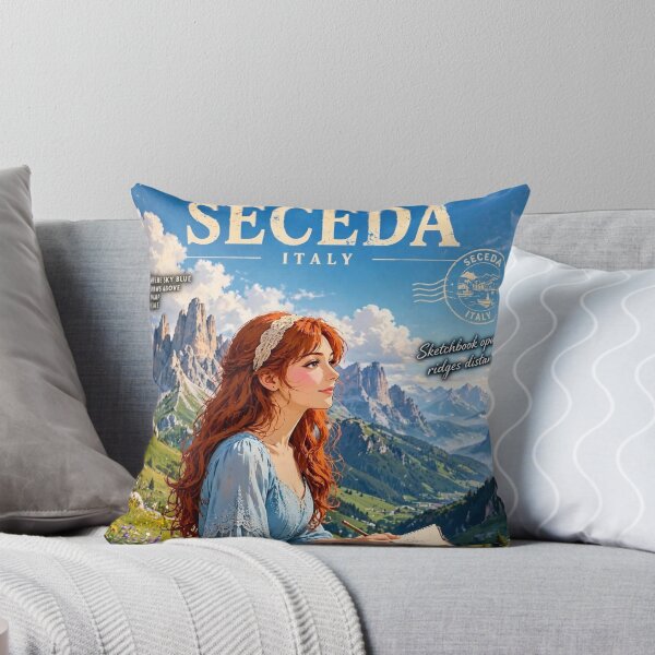 Item preview, Italy — Seceda — Sketching the Alpine Horizon designed and sold by DibujandoPorfa.