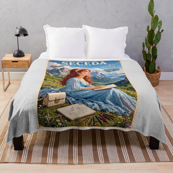 Item preview, Italy — Seceda — Sketching the Alpine Horizon designed and sold by DibujandoPorfa.