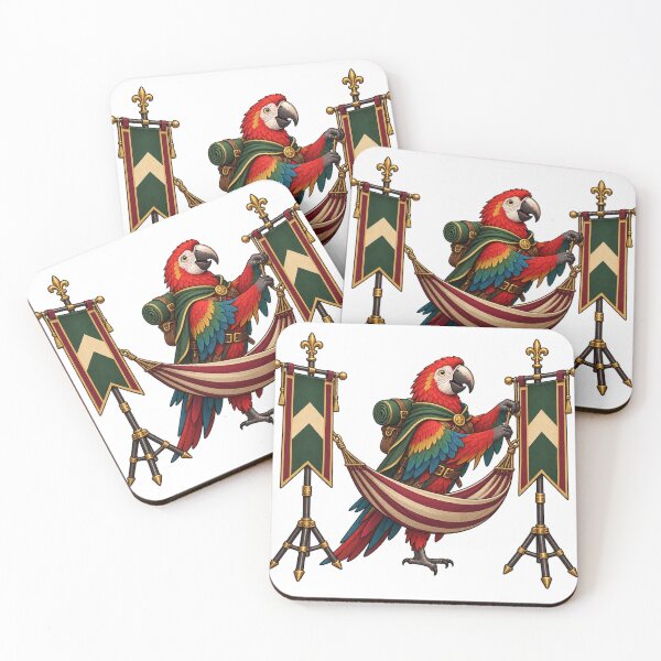 Item preview, Parrot in royal hammock designed and sold by LongIslandDesgn.