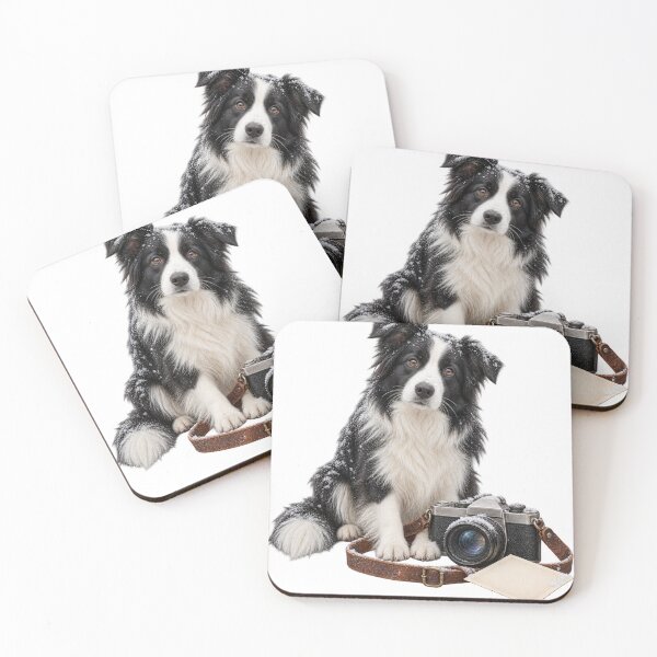Item preview, Border Collie Winter Film Photography Companion designed and sold by Golden Era Studio.