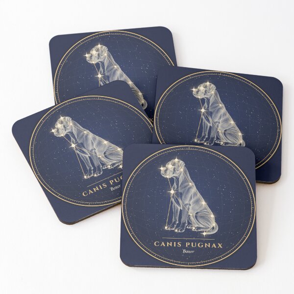 Item preview, Boxer Dog Constellation – Celestial Dog Art designed and sold by Celestial Atlas of Dogs.
