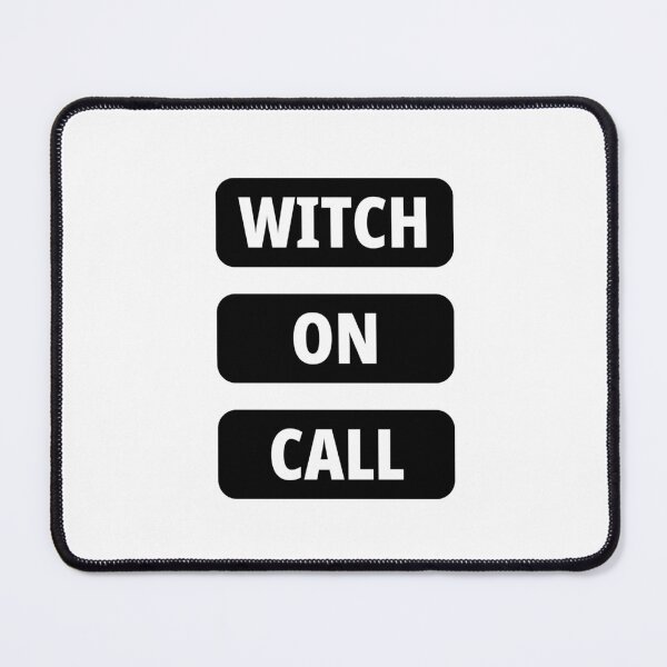 Item preview, Witch On Call Funny Halloween Sticker Spooky Witch Text Quote designed and sold by PRIME4YOU.
