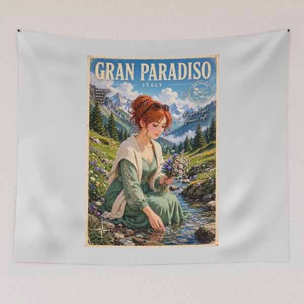 Item preview, Italy — Gran Paradiso — Wildflowers Beneath the Peaks designed and sold by DibujandoPorfa.