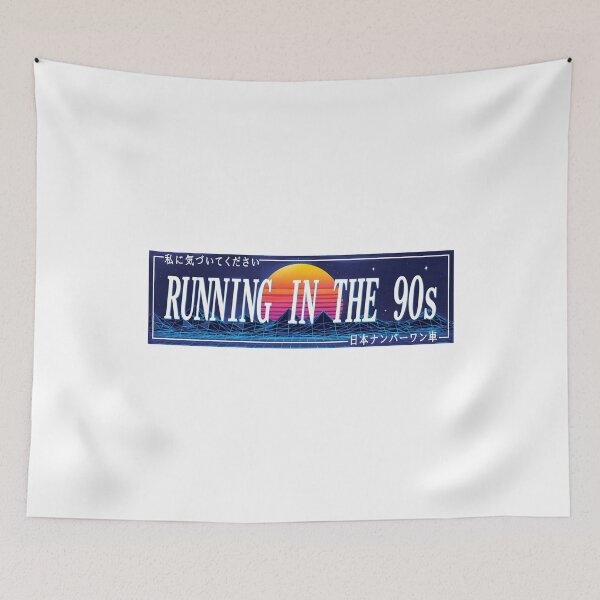 Item preview, Running in the 90s – Retro Synthwave designed and sold by PrintsGate.