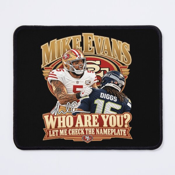 Item preview, Mike Evans Who Are You, Let Me CheckThe Nameplate designed and sold by AuraVibeszz.