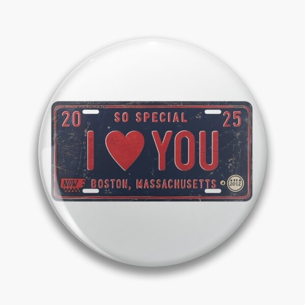 Item preview, I Love You Licence Plate Sticker designed and sold by summerlovins.