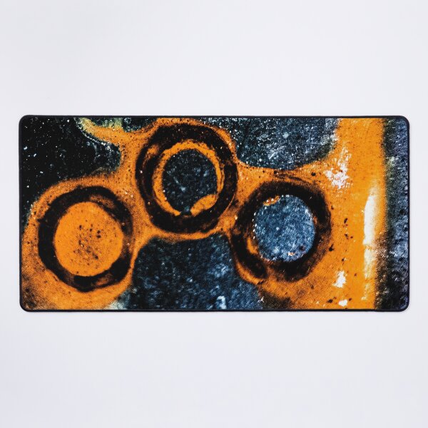 Item preview, Urban Geometry – Orange and Blue Industrial Abstract Art designed and sold by Visual Arts Dominika Cybuch.