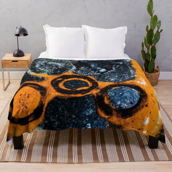 Item preview, Urban Geometry – Orange and Blue Industrial Abstract Art designed and sold by Visual Arts Dominika Cybuch.