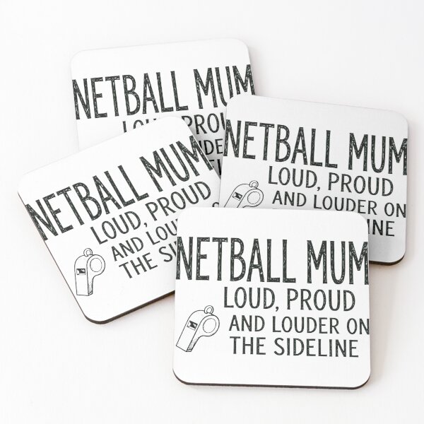 Item preview, Netball Mum Loud Proud Sideline Whistle Australia designed and sold by Yellowriversss.