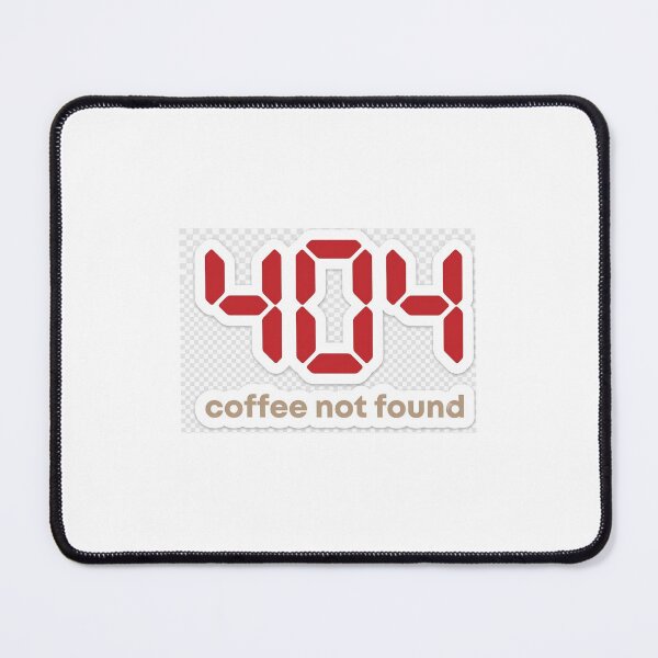 Item preview, 404 Coffee Not Found Programmer Developer Digital Sticker designed and sold by Kushwaha18.