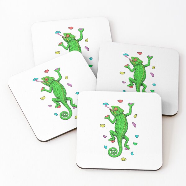 Item preview, Rock Climber Indoor Wall Climbing Chameleon Funny Climbers designed and sold by GrandeDuc.