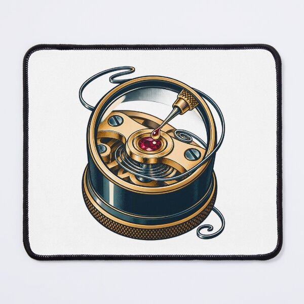 Item preview, Watchmaker Loupe And Ruby Jewel Detail designed and sold by Philippa Shop.