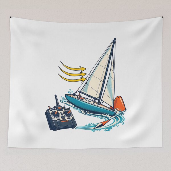 Item preview, Radio Sailing Model Yacht Wind Tactics designed and sold by Philippa Shop.