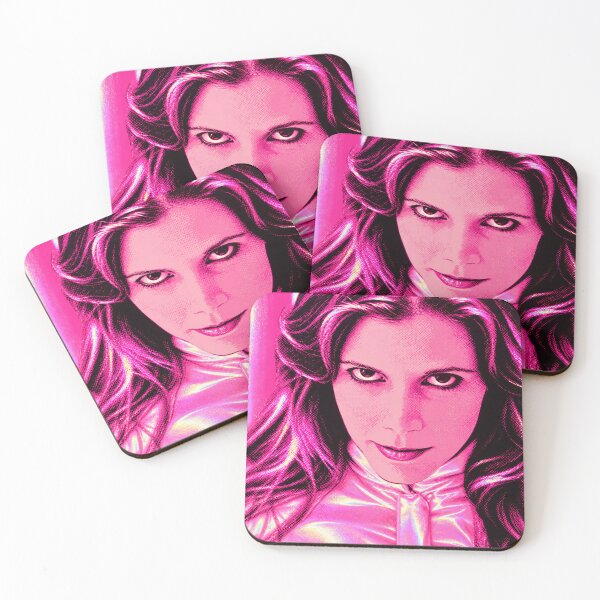 Item preview, Pink Holographic Space Princess Pop Art Portrait  designed and sold by CleverCulture.