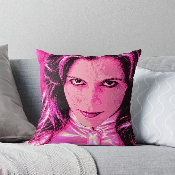 Item preview, Pink Holographic Space Princess Pop Art Portrait  designed and sold by CleverCulture.