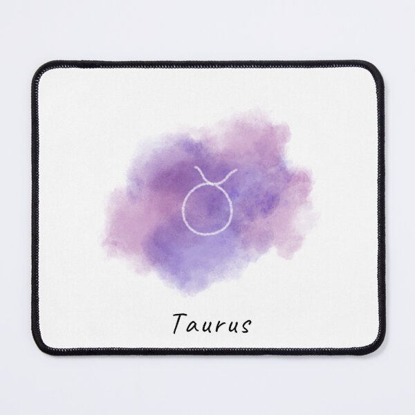 Item preview, Taurus Zodiac Glyph in Purple Watercolor Cloud designed and sold by Cole's Design.
