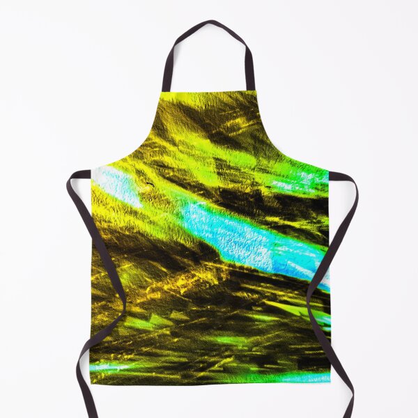 Item preview, Electric Currents – Neon Yellow, Lime Green and Turquoise Abstract Art designed and sold by Visual Arts Dominika Cybuch.