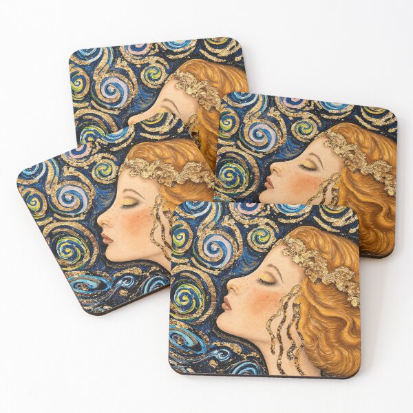 Item preview, Woman Under a Starry Sky designed and sold by Artspell_flo.