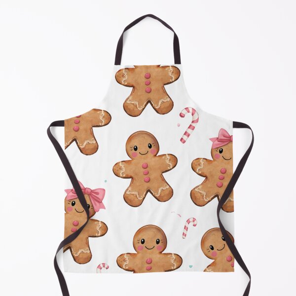 Item preview, Cute Gingerbread Cookies with Pink Christmas Bows designed and sold by catcurio.