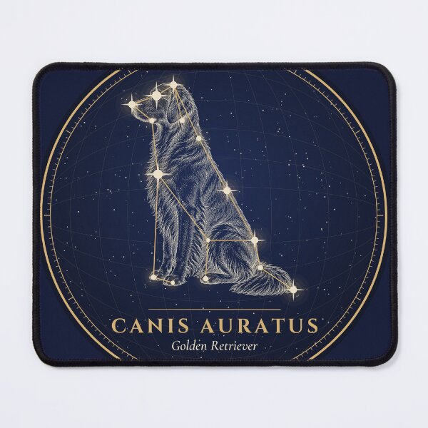Item preview, Golden Retriever Constellation – Celestial Dog Art designed and sold by Celestial Atlas of Dogs.