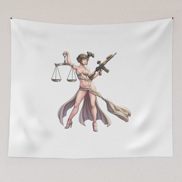 Item preview, Lady Of Justice designed and sold by RAWLIFEGRAPHIC.