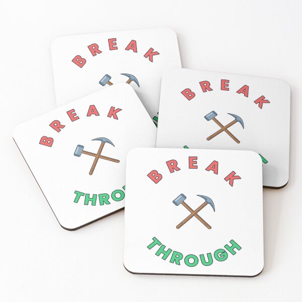 Item preview, Break Through - Hammer And Pickaxe Breakthrough designed and sold by JiderichHub.