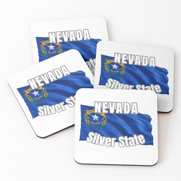 Item preview, Nevada Silver State Flag Las Vegas & Reno Souvenir  designed and sold by RVJdesigns.
