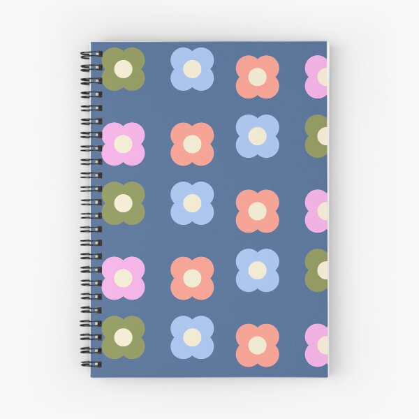 Item preview, Mid-Century Modern Colorful Floral Seamless Pattern – Retro 60s 70s Geometric Flower Design designed and sold by BobaBunny76.