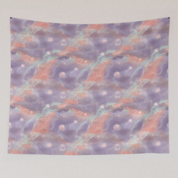 Item preview, Cosmic Galaxy Nebula Space Seamless Pattern 01 designed and sold by The Design Asset Station.
