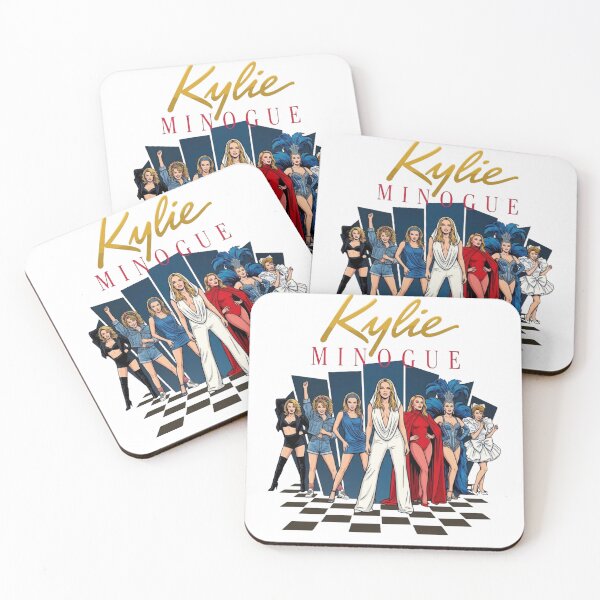 Item preview, Kylie Minogue Eras Evolution Pop Diva Tour Outfits Retro Comic Graphic designed and sold by RahniNM.