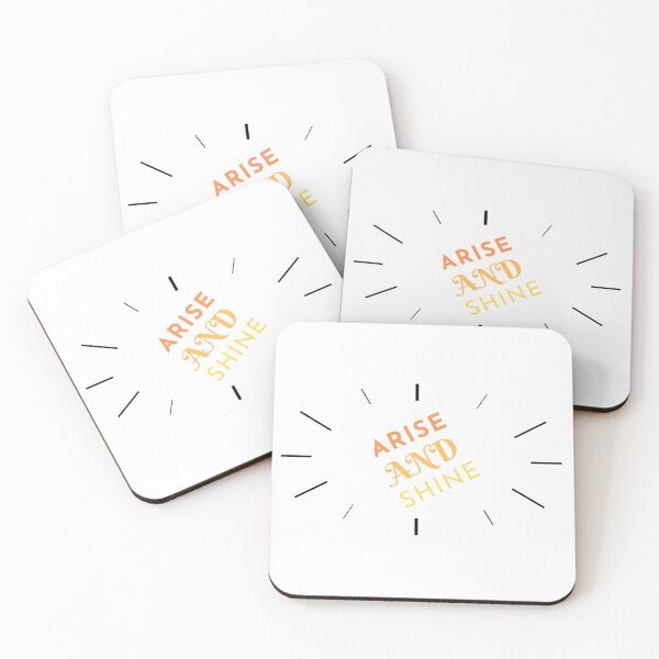 Item preview, Arise and Shine Sunburst Motivational Design designed and sold by JiderichHub.