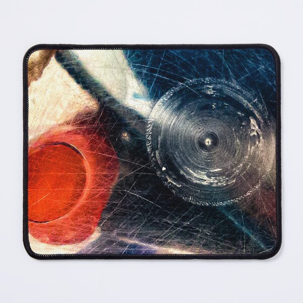 Item preview, Industrial Echoes – Red and Black Geometric Abstract Photography designed and sold by Visual Arts Dominika Cybuch.