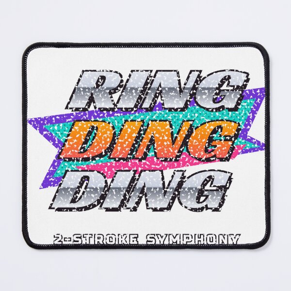 Item preview, Ring Ding Ding Two-Stroke Retro Motocross designed and sold by YZKDesign.