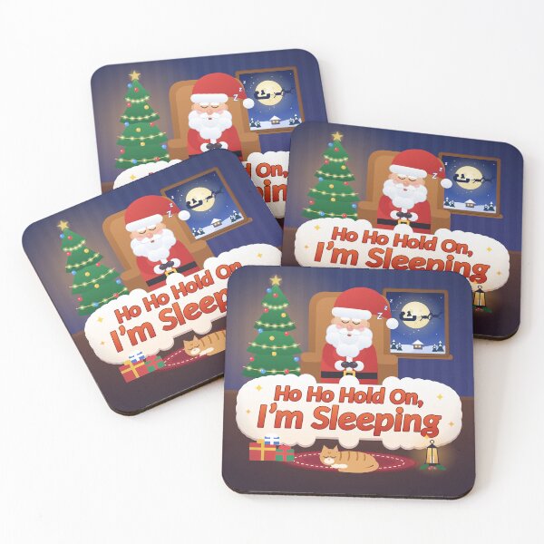 Item preview, Ho Ho Hold On, I'm Sleeping.Funny Santa Nap. designed and sold by Deepsleepstudio.