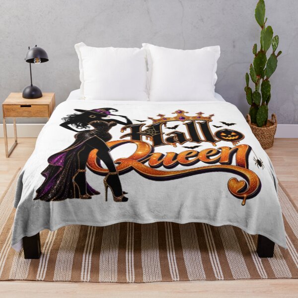 Item preview, Hallo Queen Cute Cartoon Halloween Princess Witch Girl designed and sold by hardingcarl2.