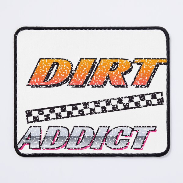 Item preview, Dirt Addict Checkered Flag Retro Motocross designed and sold by YZKDesign.