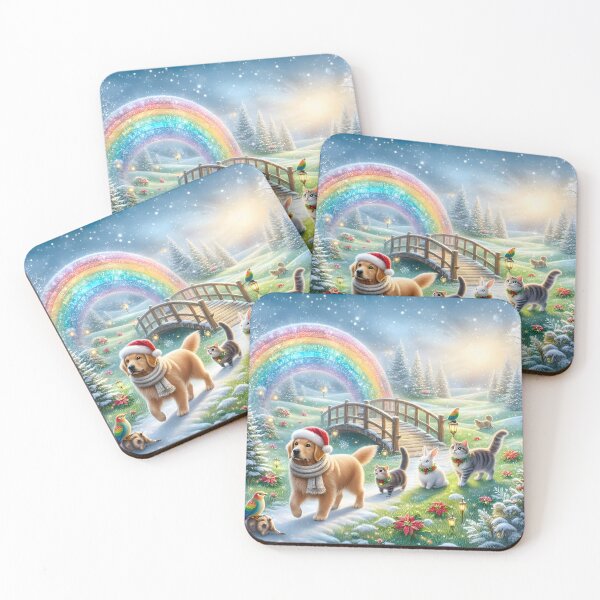 Item preview, Christmas Rainbow Bridge Pets designed and sold by Sybille-Yates.
