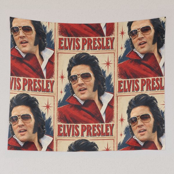 Item preview, Elvis Presley - Classic Cinematic Portrait Poster designed and sold by ElvisVintagePosters.