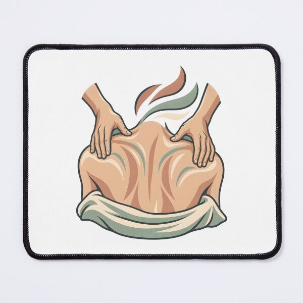 Item preview, Massage Therapist Gentle Shoulder Art designed and sold by Philippa Shop.