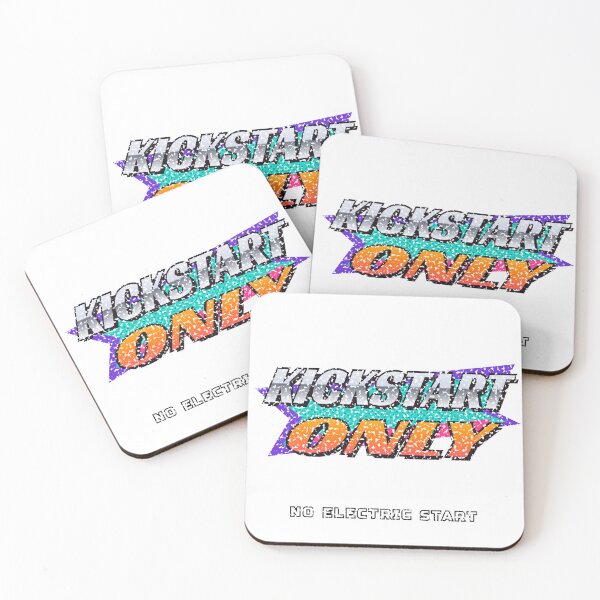Item preview, Kickstart Only Retro Two-Stroke Motocross designed and sold by YZKDesign.