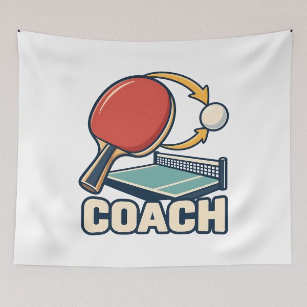 Item preview, Table Tennis Coach Spin Lesson designed and sold by Philippa Shop.