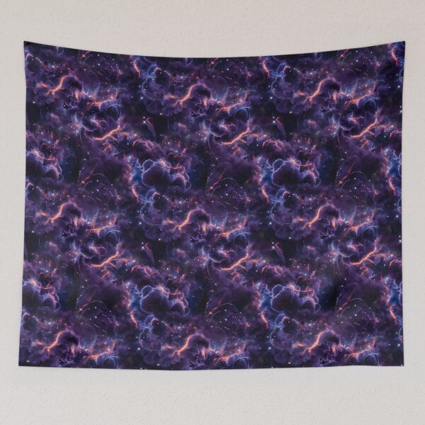 Item preview, Cosmic Galaxy Nebula Space Seamless Pattern 05 designed and sold by The Design Asset Station.