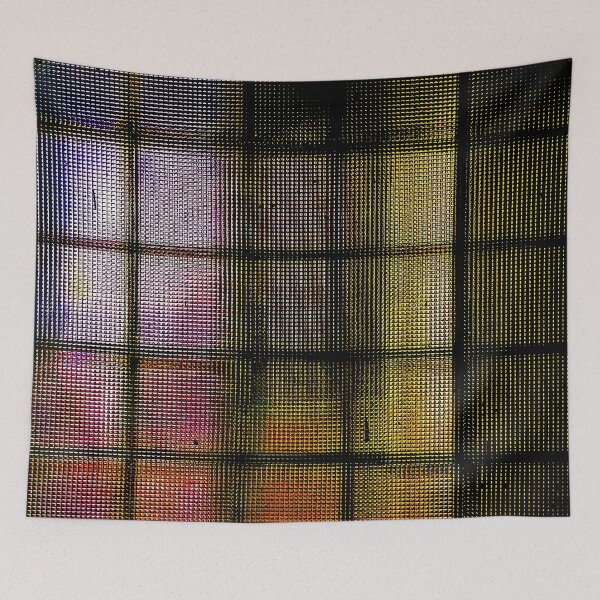 Item preview, Chromatic Windows – Colorful Geometric Abstract Photography, Stained Glass Texture designed and sold by Visual Arts Dominika Cybuch.