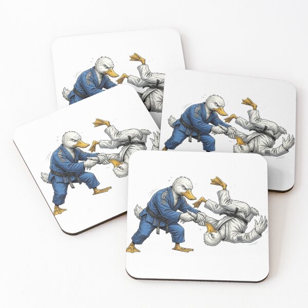 Item preview, Brazilian jiu jitsu Duck designed and sold by RAWLIFEGRAPHIC.