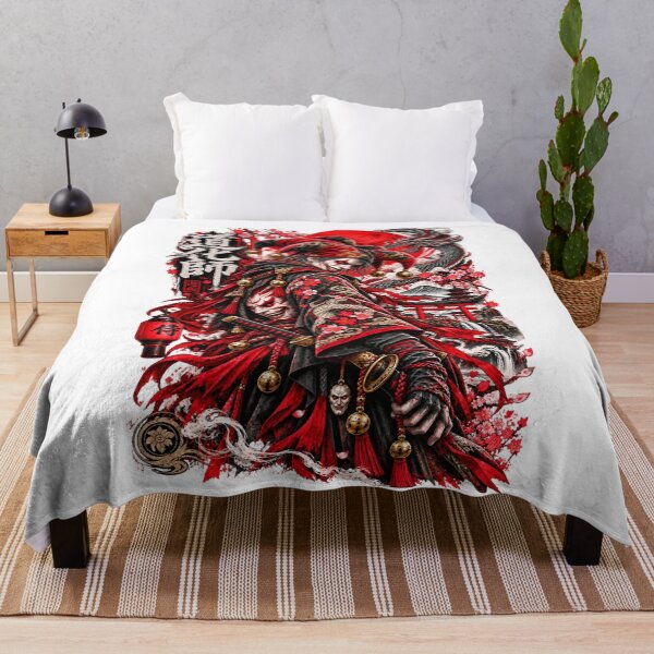 Item preview, Japanese Oni Jester Samurai Dragon Streetwear Art designed and sold by BAAKSHOP.