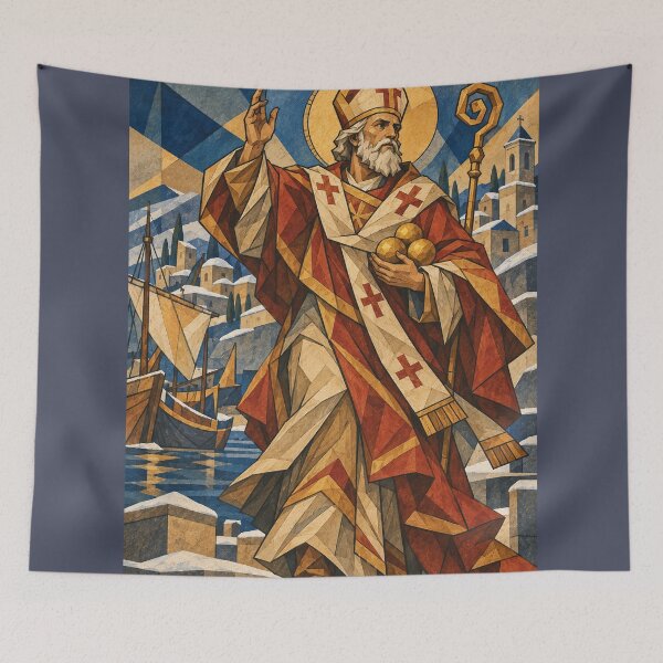 Item preview, Saint Nicholas of Myra - Epic Sacred Art designed and sold by Iknu art.