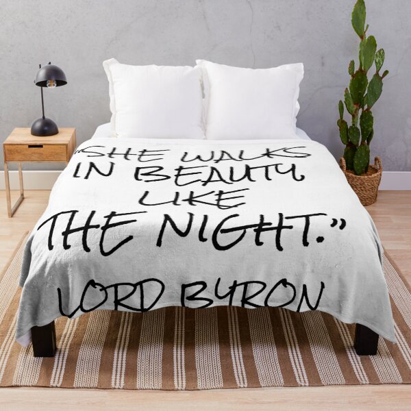 Item preview, She Walks in Beauty - Lord Byron Quote designed and sold by 4ever-Undaunted.