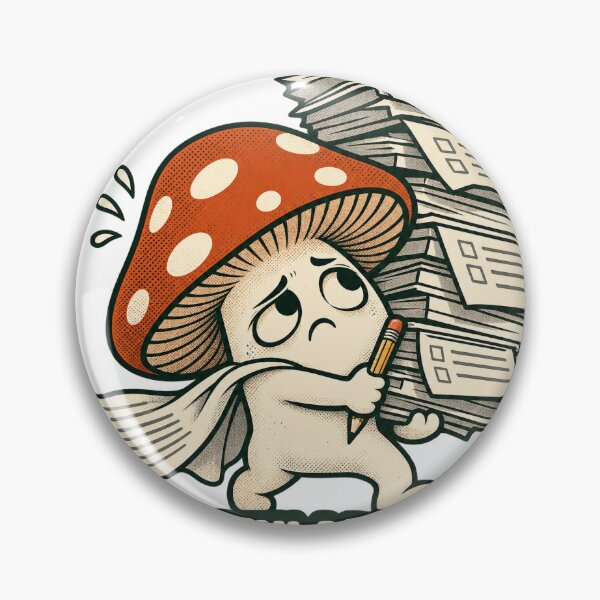 Item preview, Das Formular gewinnt – müder Pilz Bürohumor • :  designed and sold by Sell4World.